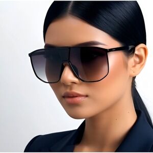 One Piece Square Sunglasses For Women Vintage Sun Glasses Retro Lentes Gafas New